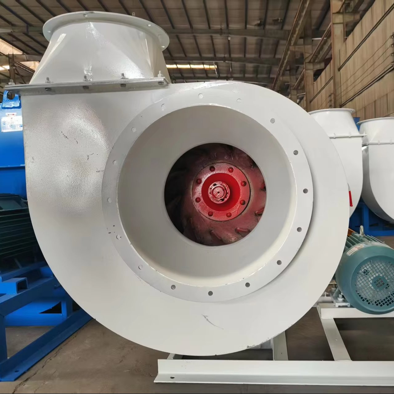 AC Centrifugal Cast Iron Fan for Indoor Ventilation Cooling Dust Removal Customizable OEM for Hotels Shopping Malls 380V
